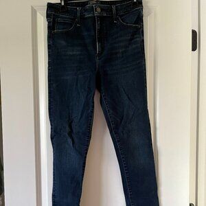 Abercrombie Dark Wash Simone High Rise Super Skinny Jean